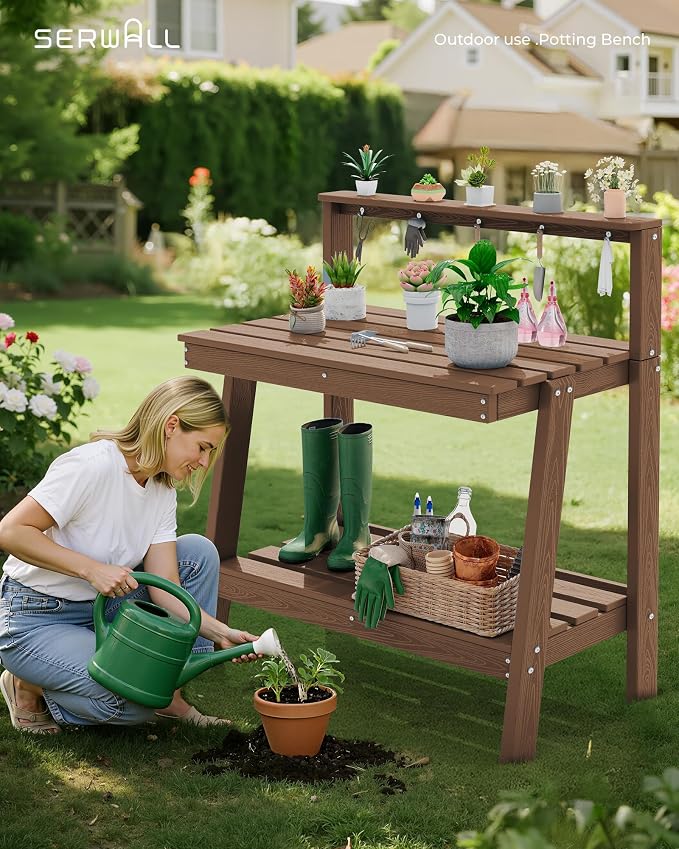 SERWALL Potting Bench Outdoor - Image 3