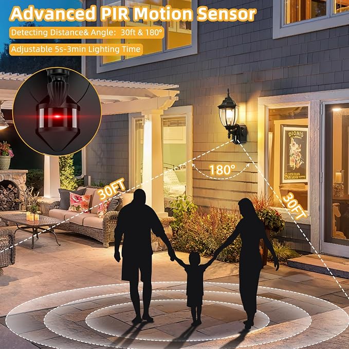 2 Pack Porch Lights Outdoor - Image 6