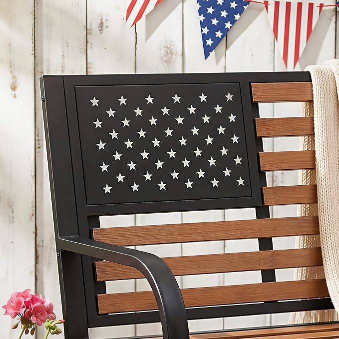 50" Garden Bench Outdoor Bench - Image 5