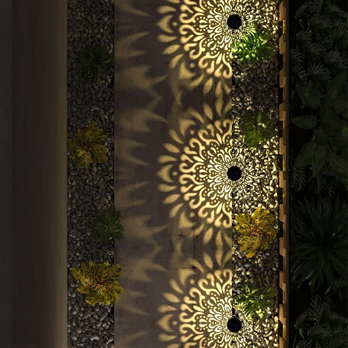 6 Pack Solar Lights Outdoor Garden Decorative Solar Pathway Lights Waterproof - Image 6