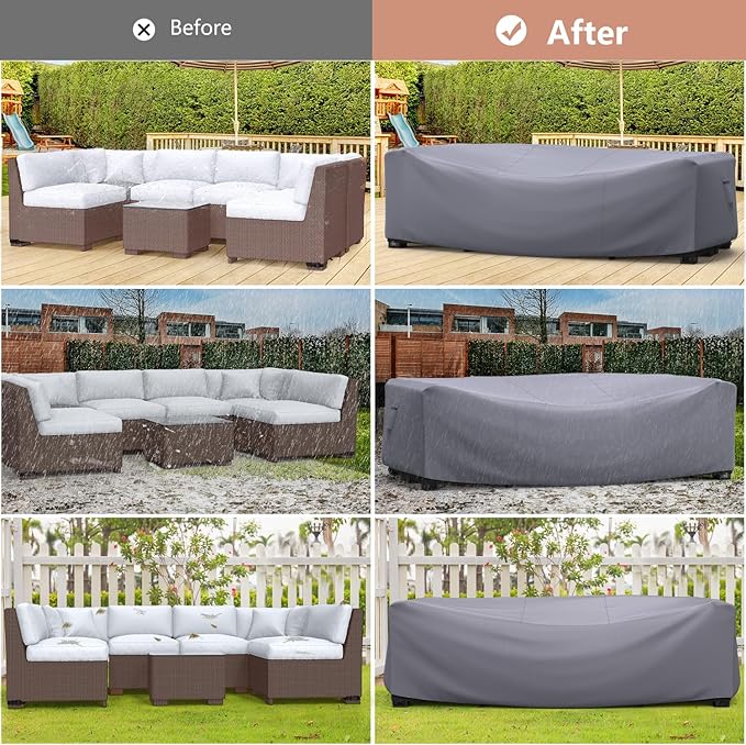 Mrrihand Heavy Duty Patio Furniture Covers, Outdoor Furniture Covers Waterproof - Image 7