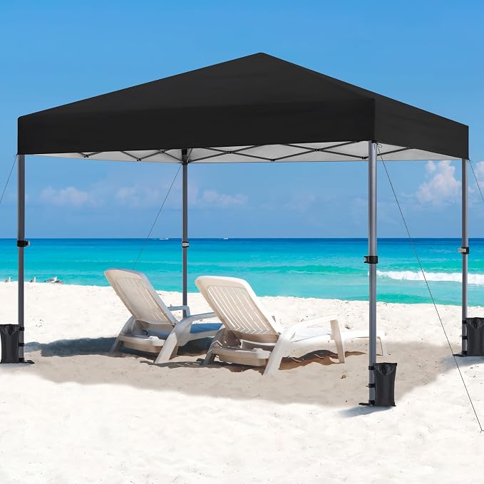 Yaheetech 10x10 1-Person Setup Pop Up Canopy Tent, Instant Portable Commercial - Image 9