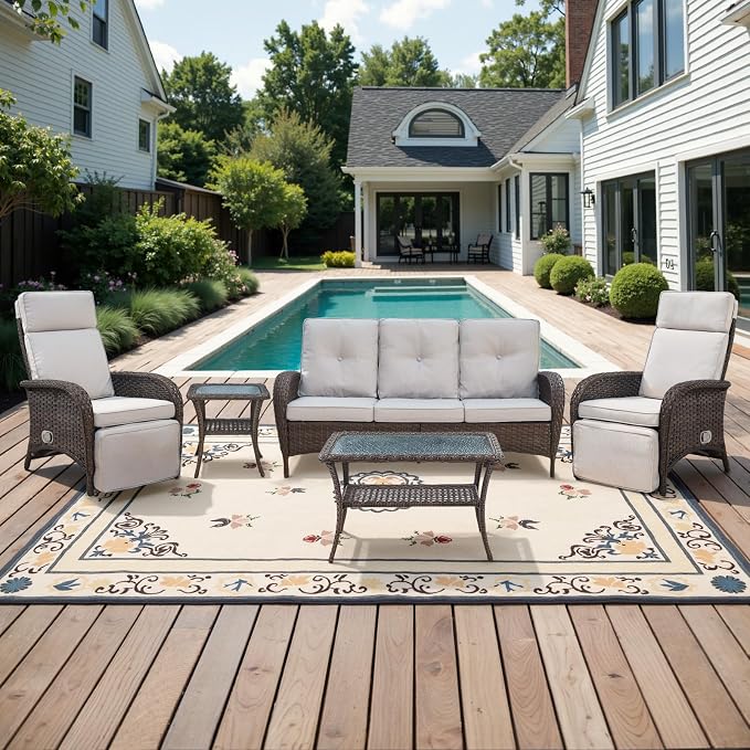 Belord 5 Piece Patio Furniture Set by Belord