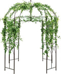 Safstar Birdcage Shape Garden Arbor, 8.4' H x 7' W Heavy-Duty Metal Pergola by Safstar