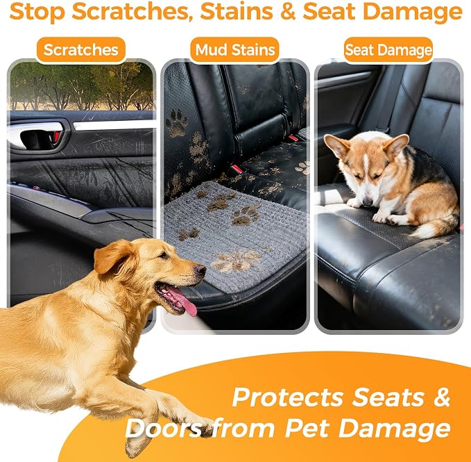 Mancro Hard Bottom Car Seat Cover - Image 4