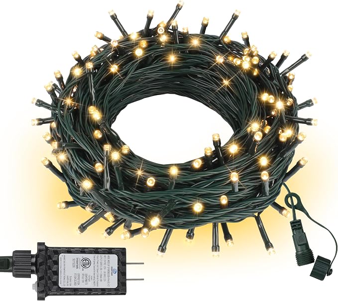 Christmas Lights 33FT 100 LED 8 Modes by ASENEK