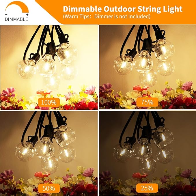 Svater Outdoor String Lights 200 FT, Patio Lights - Image 6
