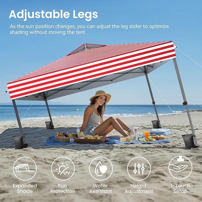 PHI VILLA 10x10 Pop Up Canopy Tent - Image 9