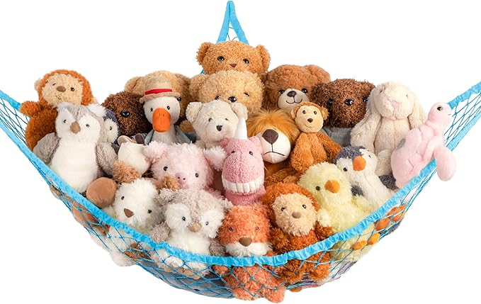 Stuffed Animal Storage Hammock Net Corner by TCGPRO