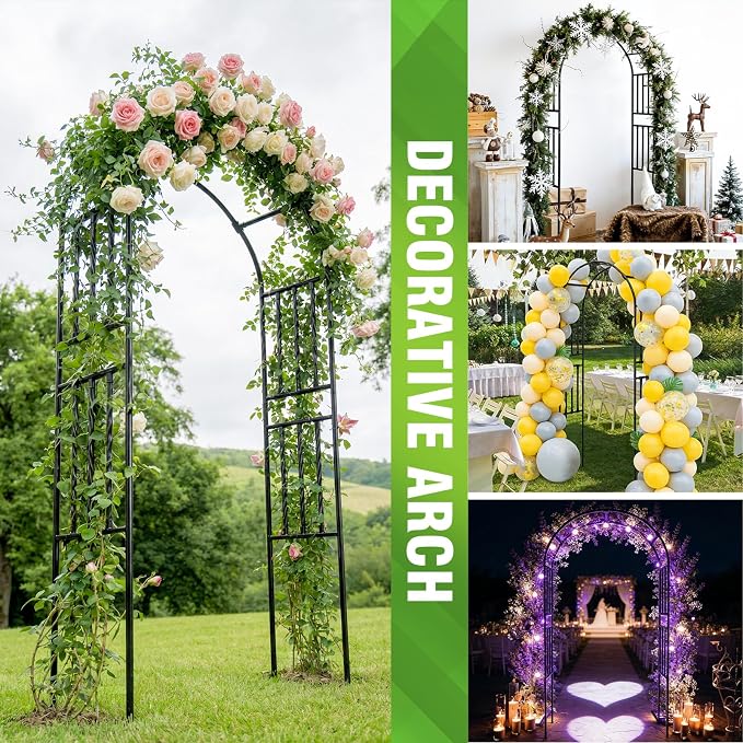 Garden Arbor - PE Garden Arch Trellis - Image 6