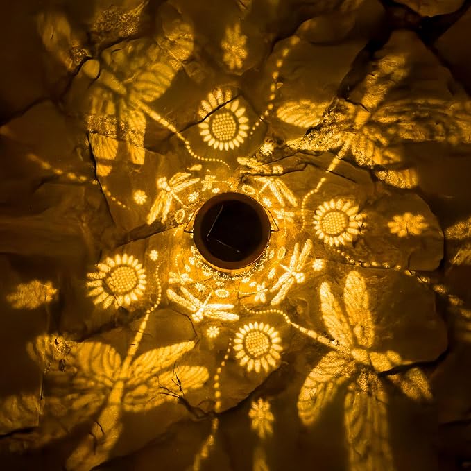 Dragonfly Flower Solar Lanterns Outdoor Waterproof, Birthday Gifts - Image 8