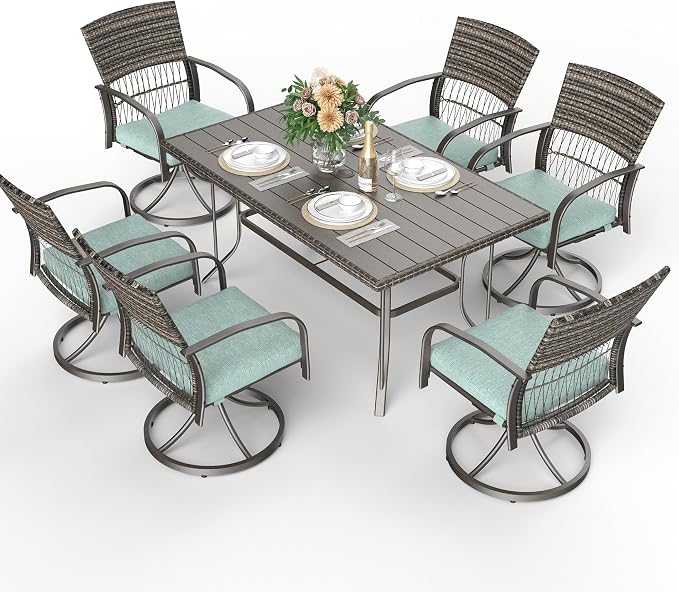 Pamapic 7-Piece Outdoor Dining Set by Pamapic