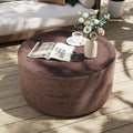 UPHA Outdoor Round Coffee Table, Small Modern Minimalist Accent Tables by UPHA