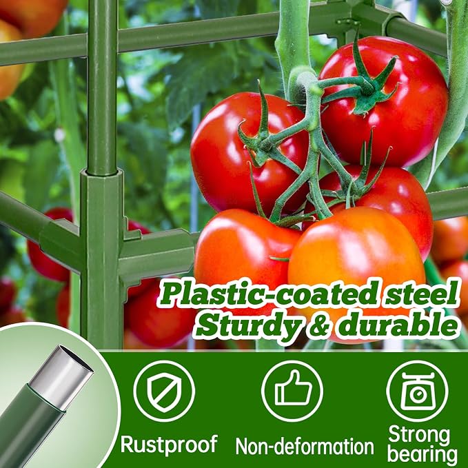 ANPHSIN 3 Sets Tomato Cages - Image 3