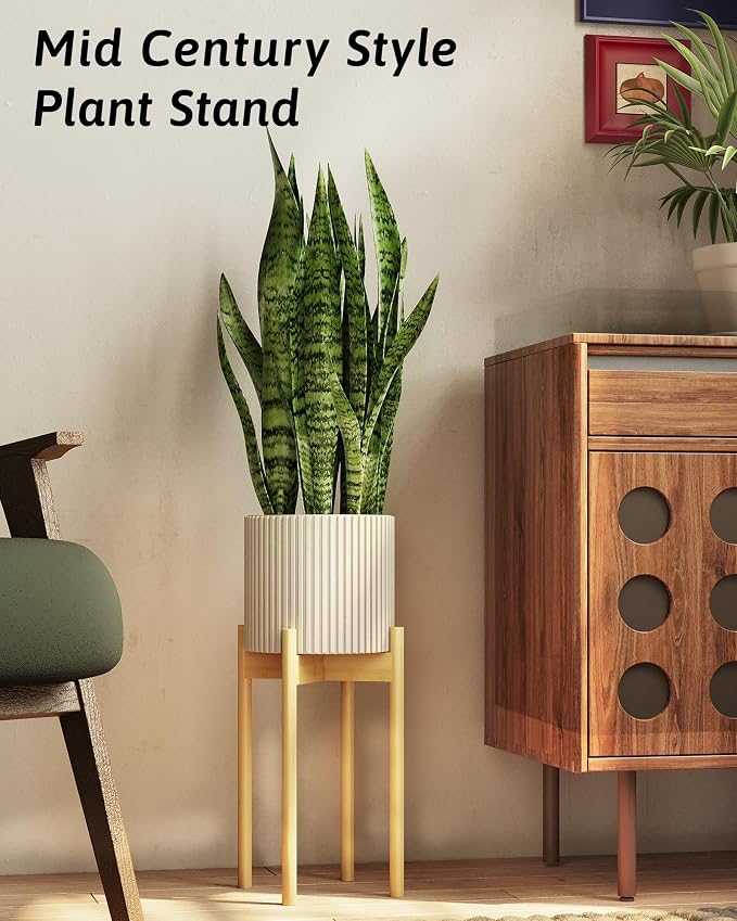 Adjustable Plant Stand Indoor, Bamboo Plant Stand Fits 8 9 10 11 12 Inches - Image 6