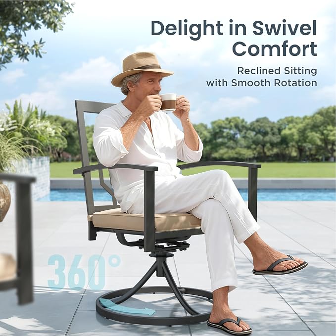 PHI VILLA 9 Pieces Outdoor Dining Set - Image 2