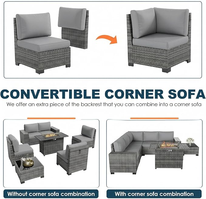 7 Piece Patio Furniture Set - Image 6