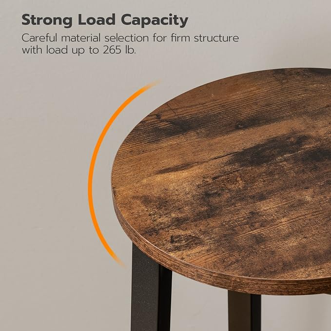 HOOBRO Bar Stools, Barstools Set of 2, Counter Height Barstools, 24.8" Bar - Image 7