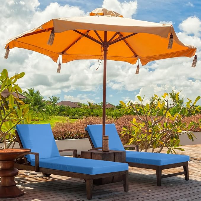 Patelai 2 Pcs Outdoor Chaise Lounge Cushions - Image 6