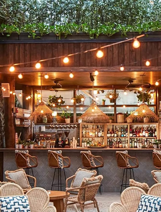 Brightown LED Outdoor String Lights - 150FT Patio Lights - Image 5
