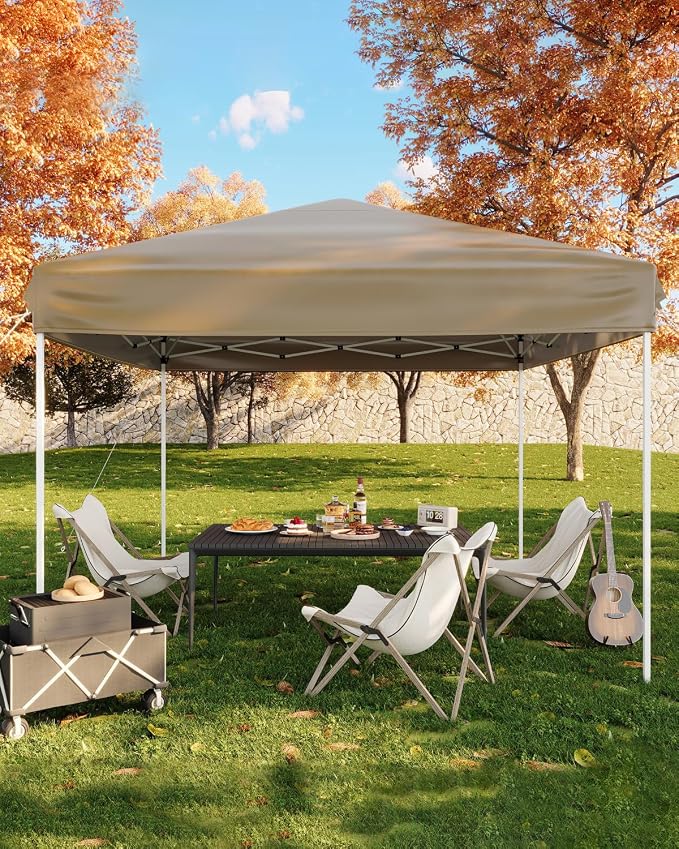 10x10 Pop Up Canopy Tent, Easy Up Canopy by GarveeLife