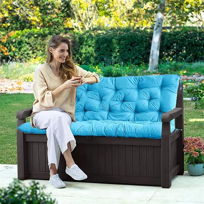 Swing Cushion Replacement Outdoor Porch Waterproof Bench Cushion 2-3 Seater - Image 5