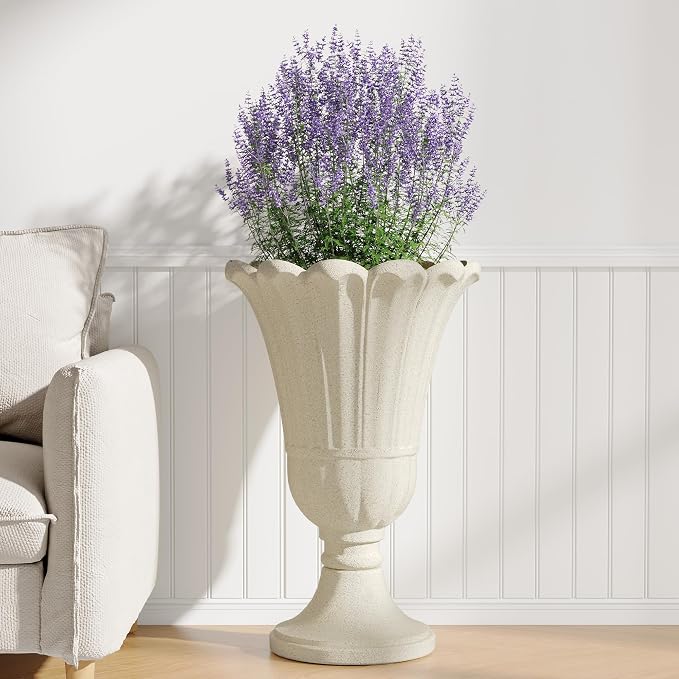 23" Tall Planters for Outdoor Plants Set of 2, Planter - Image 7