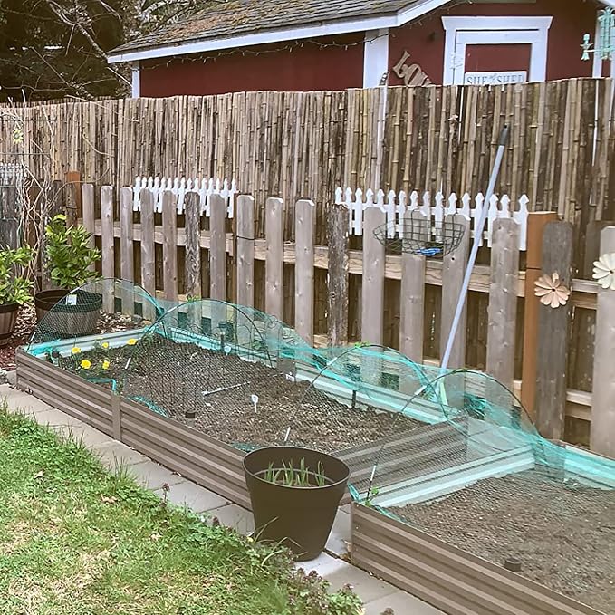 Greenhouse Hoops Grow Tunnel, 5 Sets of 7FT Garden Hoops - Image 3