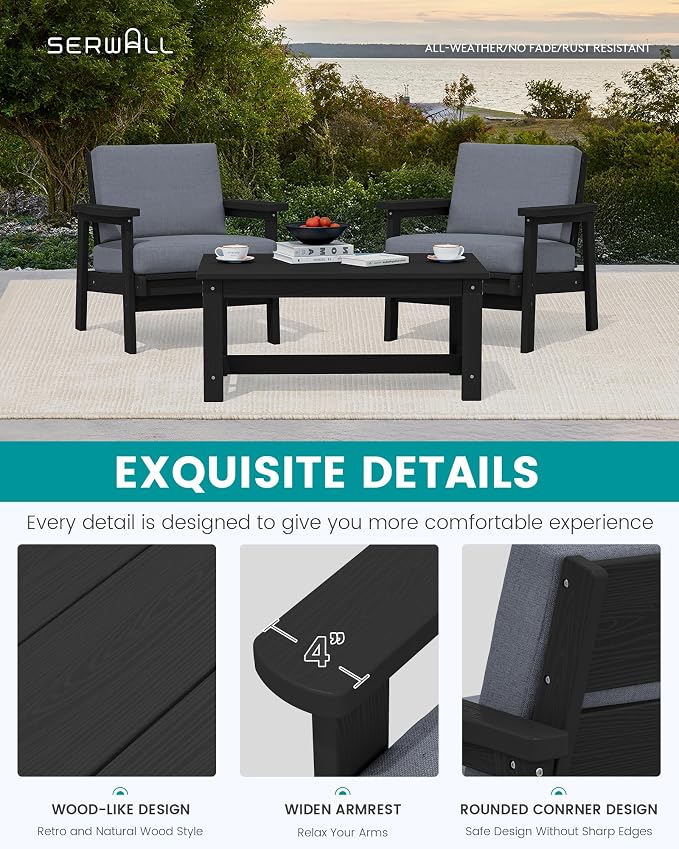 SERWALL HDPE Outdoor Couch - Image 4