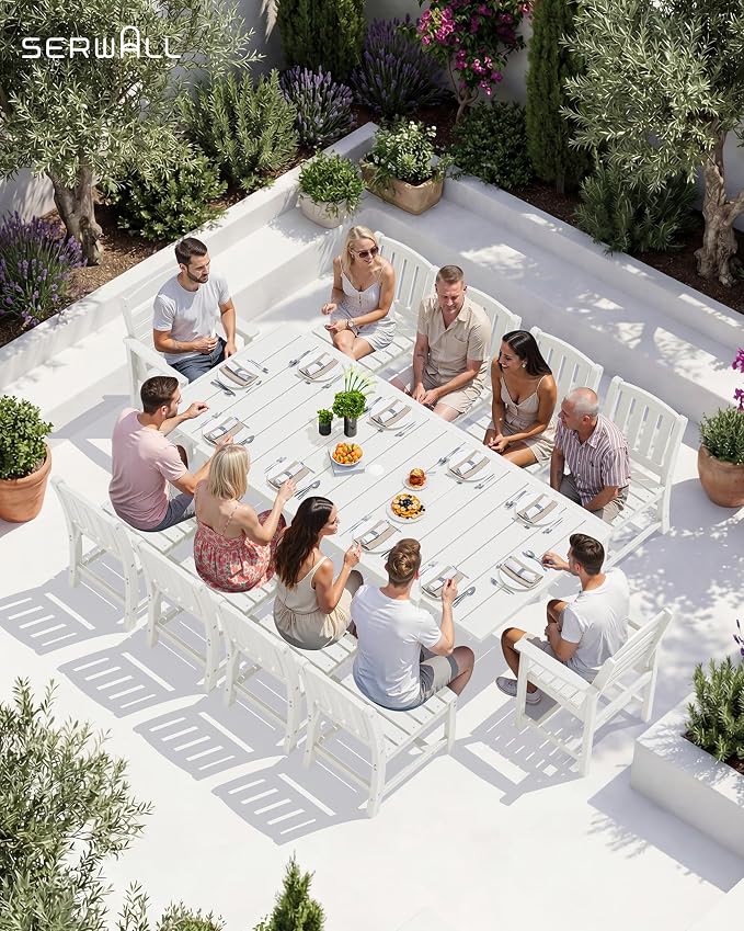 SERWALL Outdoor Expandable Dining Table 60" - Image 2