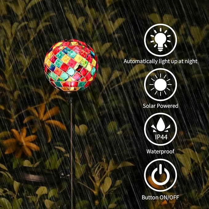 VCUTEKA Solar Garden Lights - Image 4