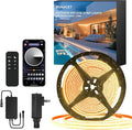 20ft COB Outdoor LED Strip IP67 Waterproof, 6500K Cold Whit DC24V Flexible LED by BUNACET
