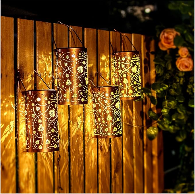 Ladybug Solar Lanterns Outdoor Waterproof Hanging Solar Lights Ladybug Gifts - Image 8