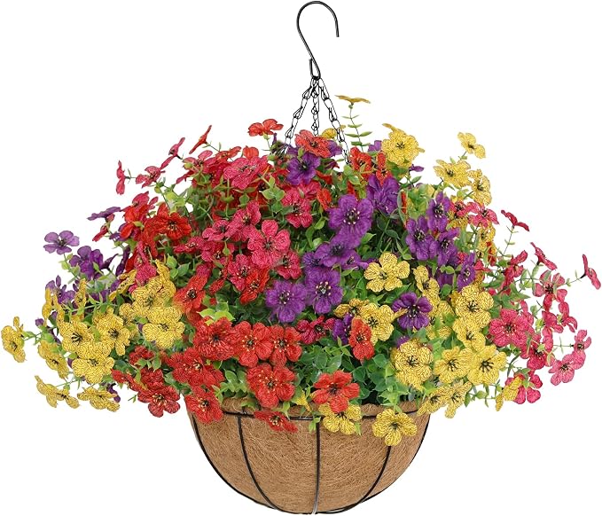 Senjie 12 Bundles Artificial Hanging Flowers by Senjie