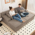ODUWA Oversized Double Chaise Lounges Indoor, Upholstered Boneless Cloud by ODUWA