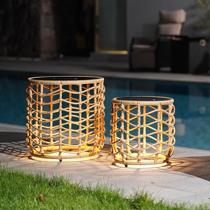Solar Yard Boho Solar Nesting Tables by SolarYard