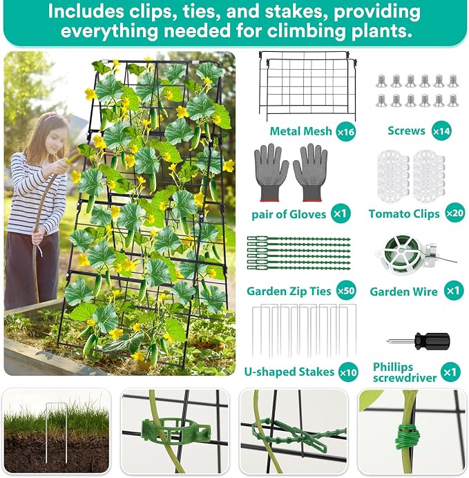 2Packs 17 x 42 Inch Garden Trellis - Image 4