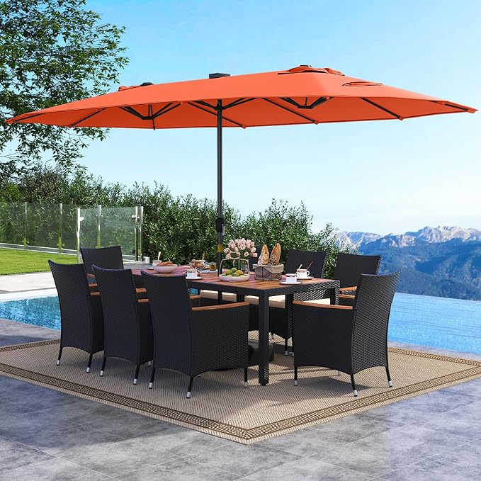 Tangkula 11 Pieces Patio Dining Set - Image 3