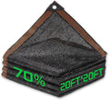 70% Shade Cloth, 20FTx20FT HDPE Mesh Tarp by Homiton