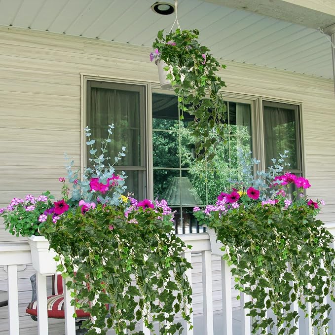 Hollyone Artificial Hanging Plants 36" Fake Ivy Vine Faux Ivy Leaves Hanging - Image 5