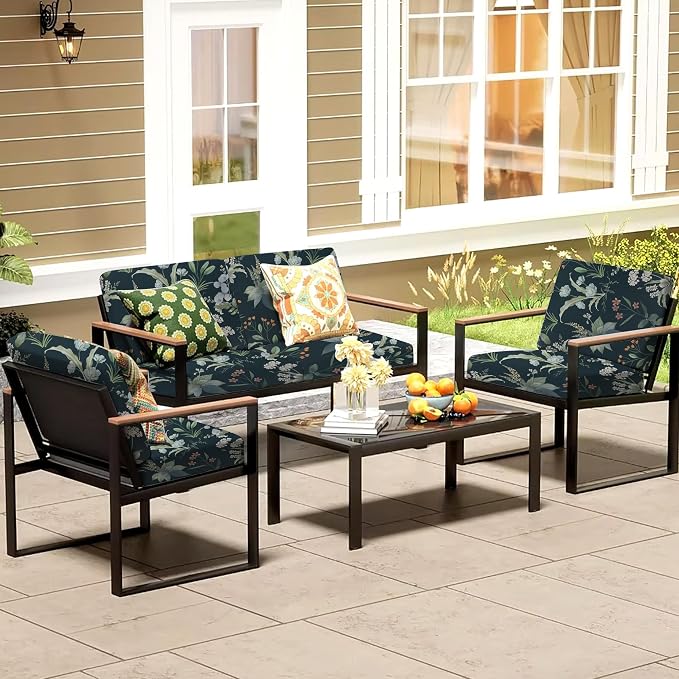 12Pcs Patio Cushion Covers, Outdoor Cushions Covers, Stretch Cushion Covers - Image 6