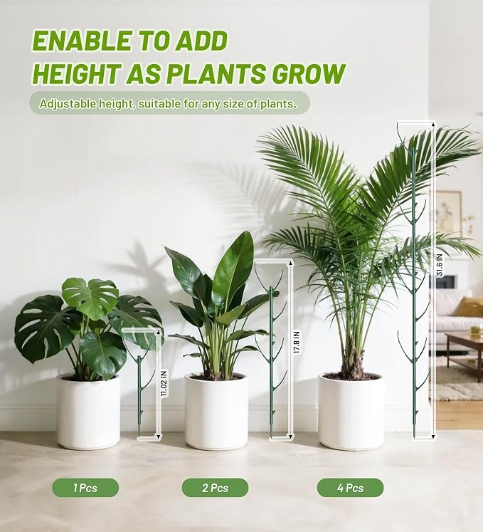 Plant Support Stakes, 1 Roll Tie - Image 2