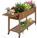 YEFU Raised Garden Bed with Legs: 57x18x30in Weight Capacity 400lb by YEFU