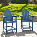 LUE BONA Tall Adirondack Chair Set of 2, All Weather HDPS Bar Height Adirondack by LUEBONA