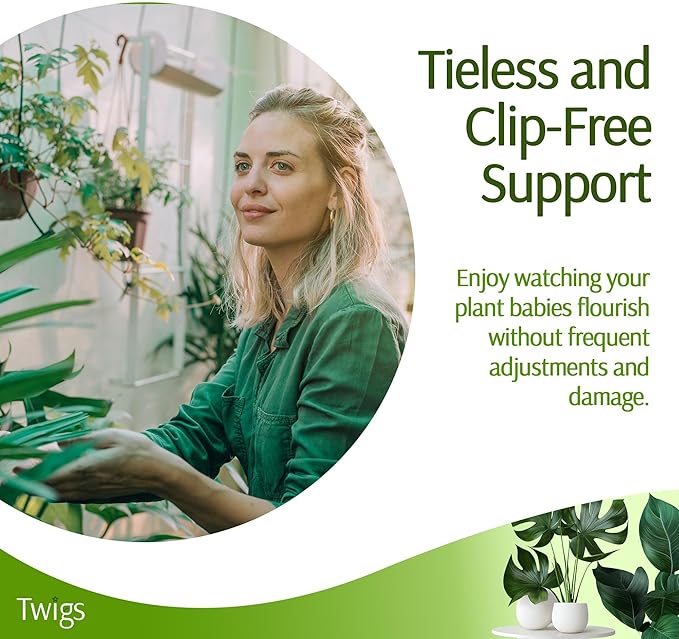 Stackable Plant Support Stakes, Indoor & Outdoor Houseplant Stem Support - Image 3