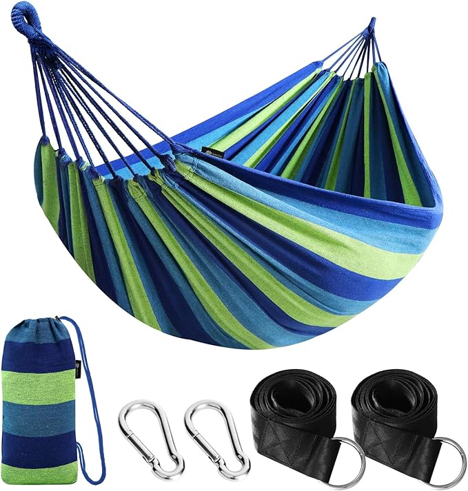 ANYOO Cotton Hammock Portable Camping Hammocks by Anyoo