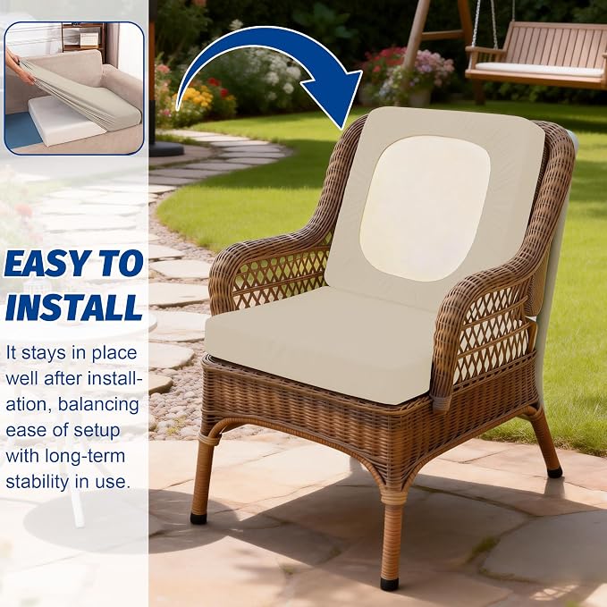 Patio Stretch Cushion Covers, Outdoor Sofa slipcovers - Image 4