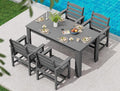 SERWALL Patio Dining Set for 4, Outdoor Dining Sets for 4 Person by SERWALL