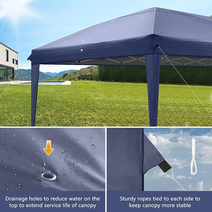 Outvita 10x20ft Ez Pop Up Canopy, Portable Instant Canopy Tent - Image 4