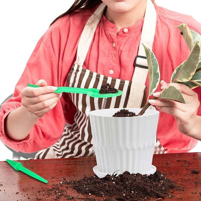 Plant Pots - 6.7 Inch Cylinder Ceramic Planters - Image 4